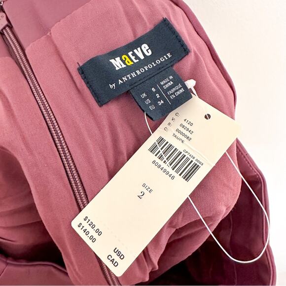 NWT Anthropologie Maeve Faux Leather Skirt - Picture 5 of 6